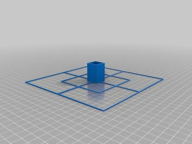 X/Y/Z axis calibration squares