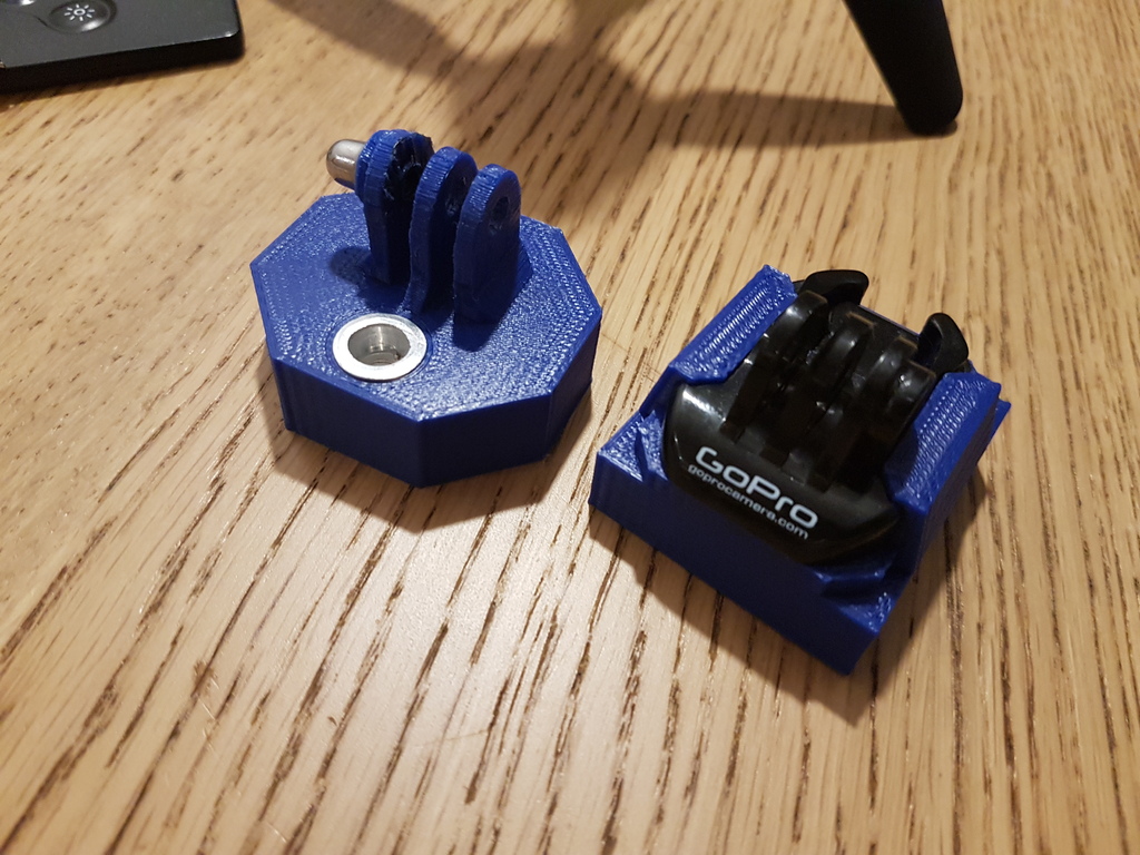 Gopro Tripod Mount (male) for 1/420 UNC Nut by AntoDelG Download