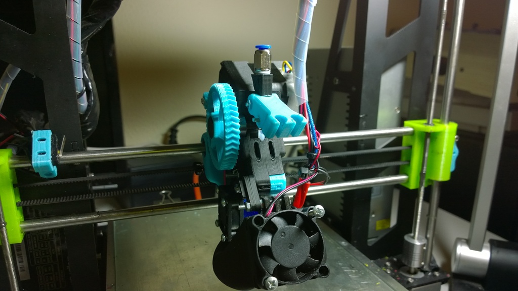 Infill3d 75 Geared Extruder Modification for PTFE 4mm-2mm