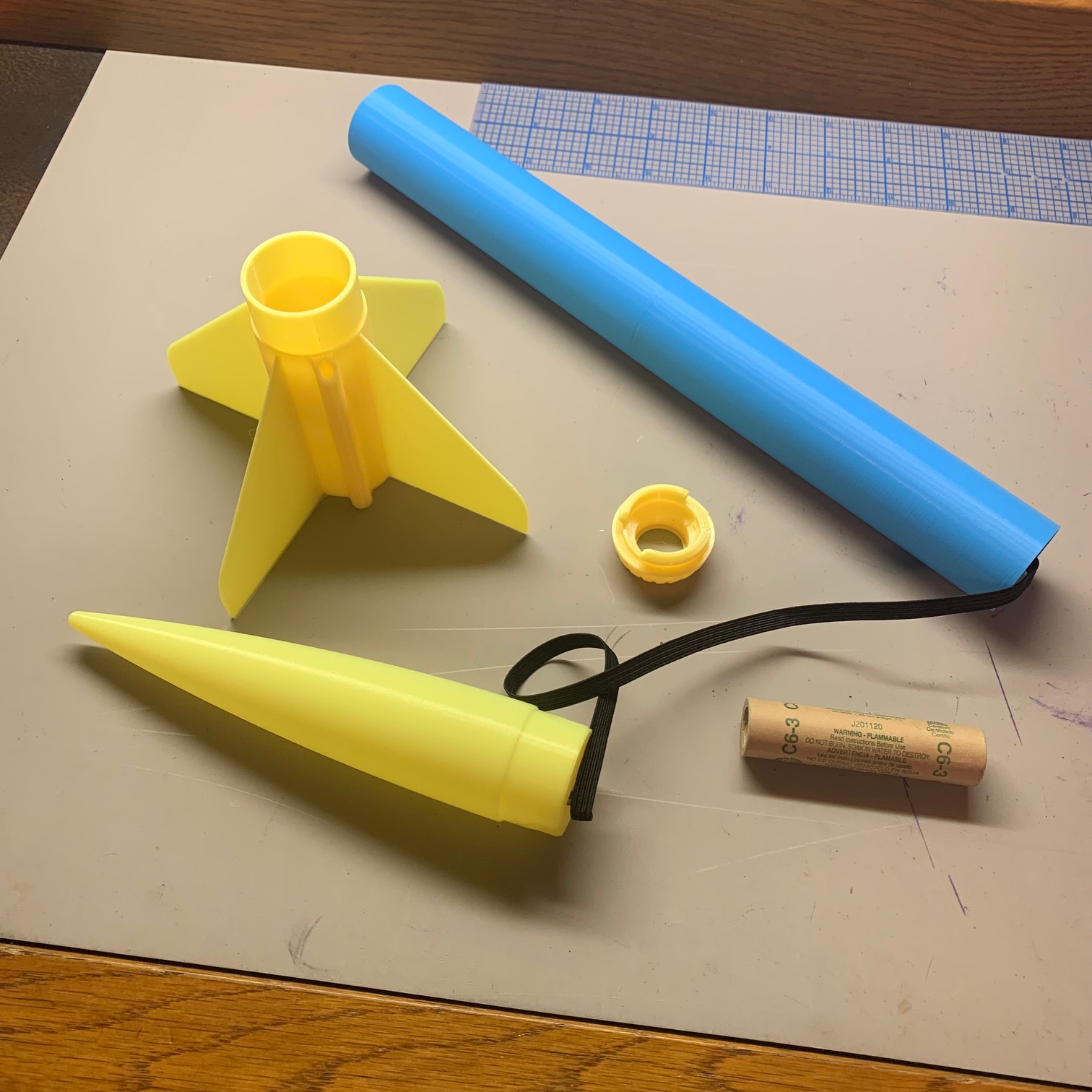 Miniatura 5 do modelo 3D Model Rocket DIY v1