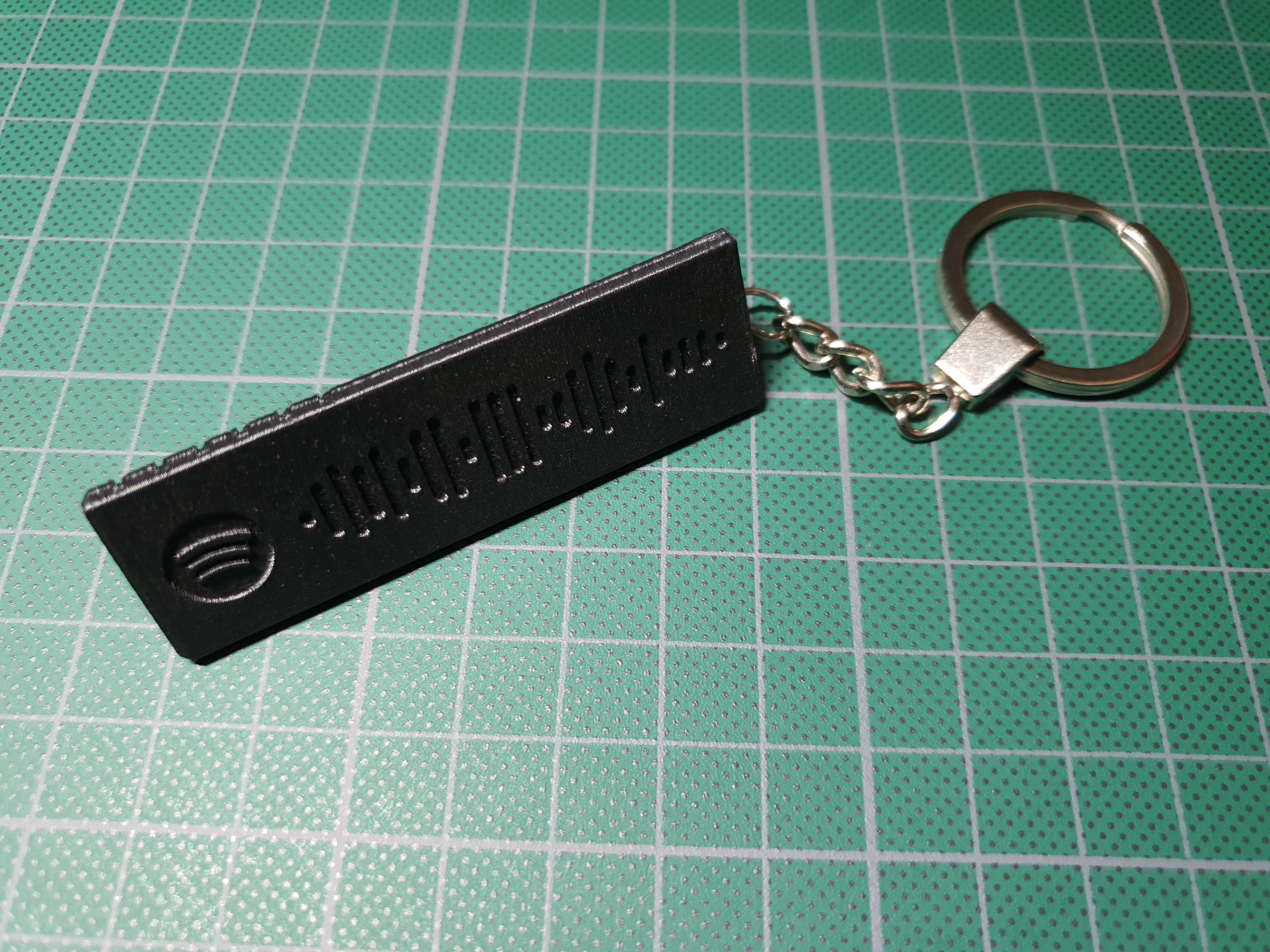 Spotify Keyring Inspired by The Fifth Element stones