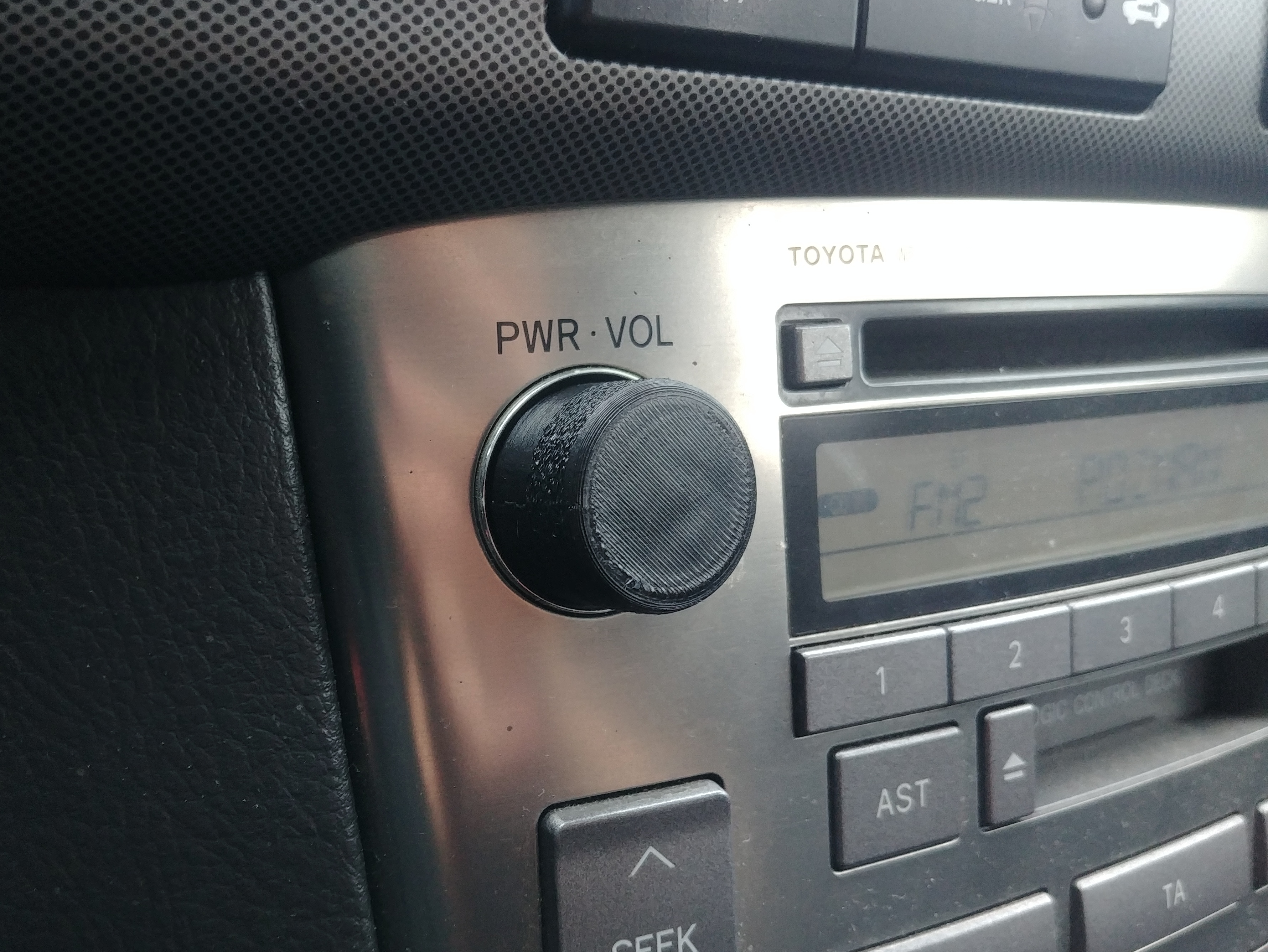 Radio replacement knob for Toyota Lexus