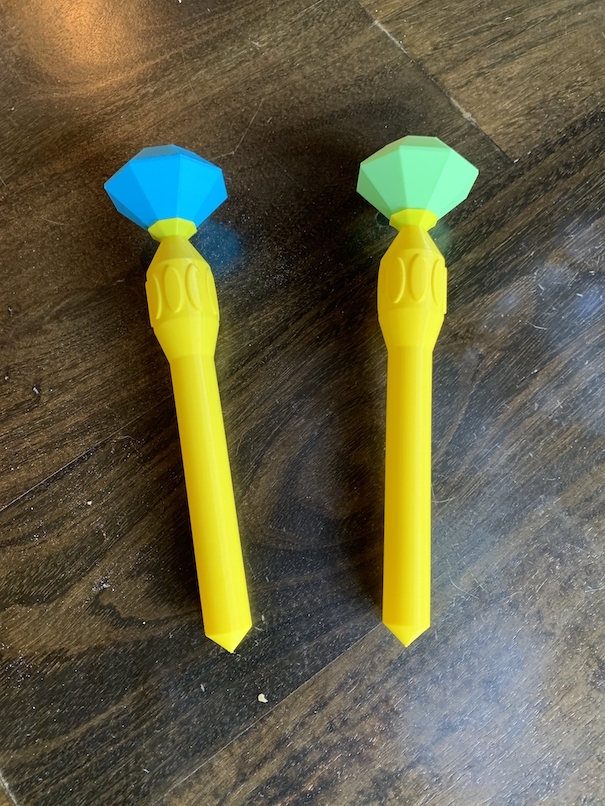 Scepter Wand Toy With Gem Vase Mode by polywhale Download free STL