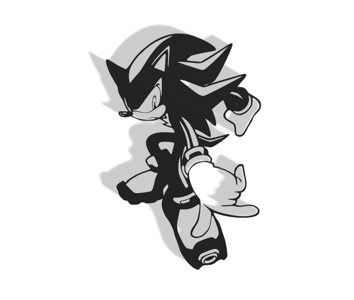 Shadow the Hedgehog from Sonic Decor