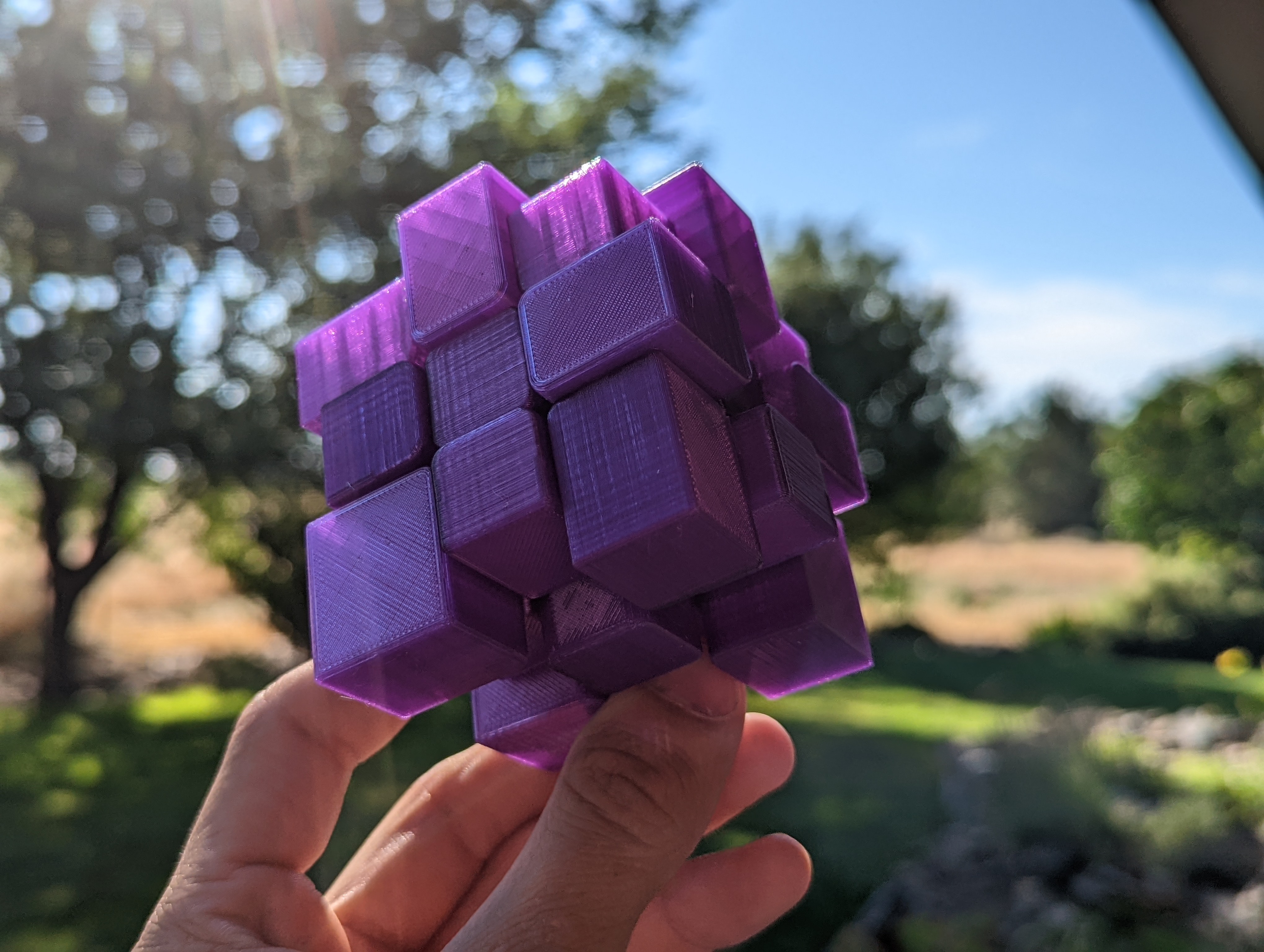 Bump Cube Remix of Rubik's Cube that is Maker Friendly