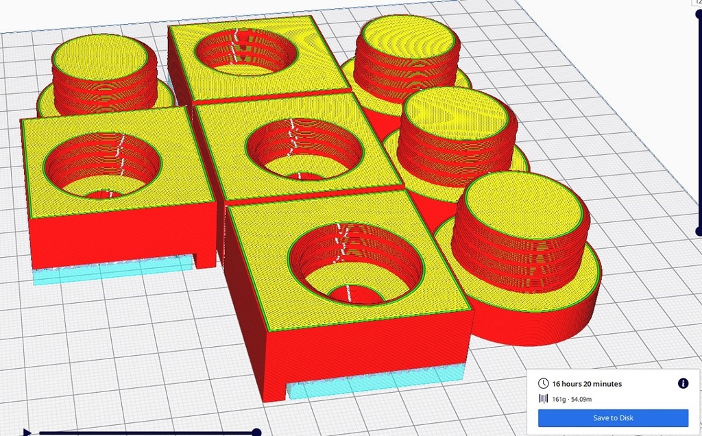 Ikea Kallax adjustable feet using factory bolt by BartN Download