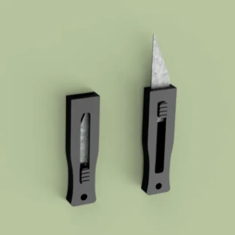 Slim Retractable Xacto Blade Keychain by CervoAutistico, Download free STL  model