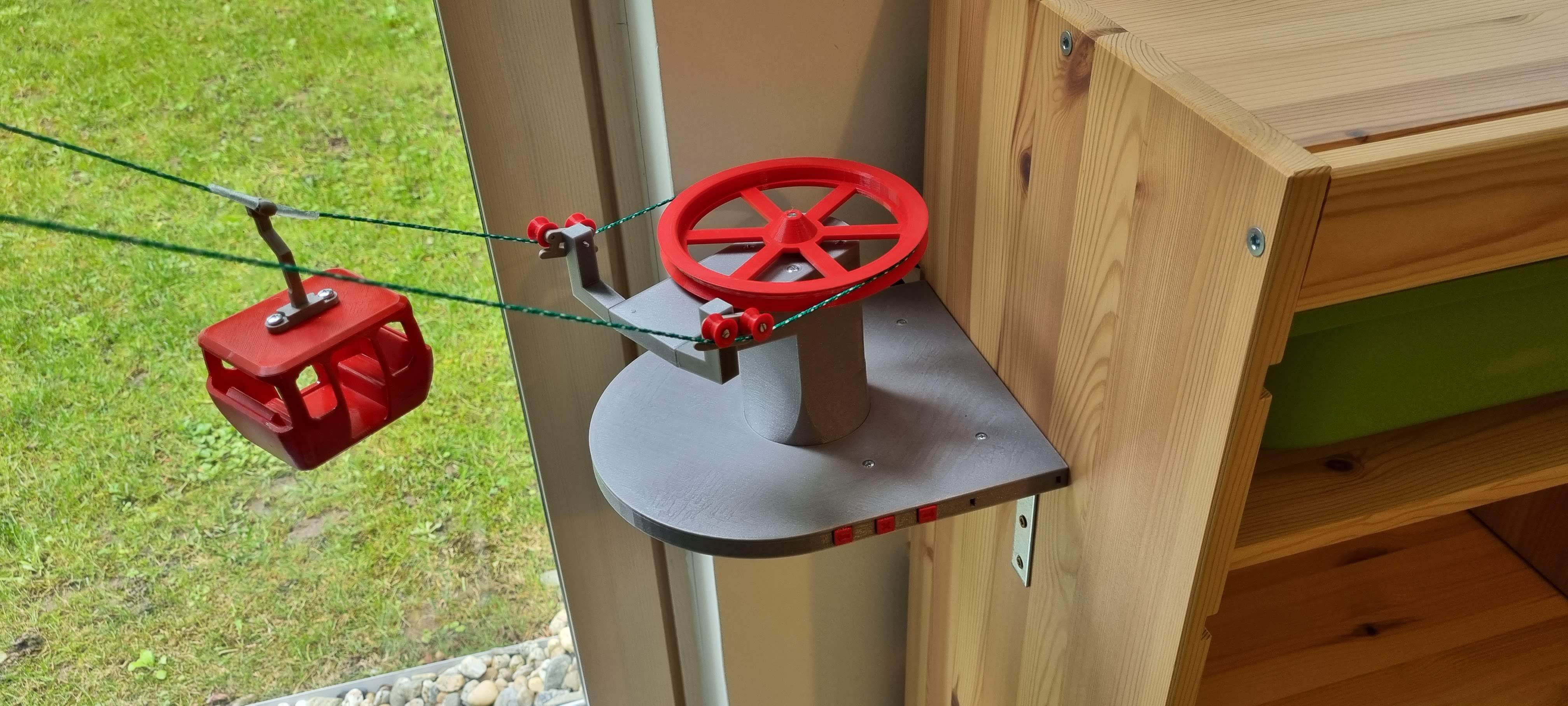 Miniatura 3 do modelo 3D Cable car "Hawks Lane"