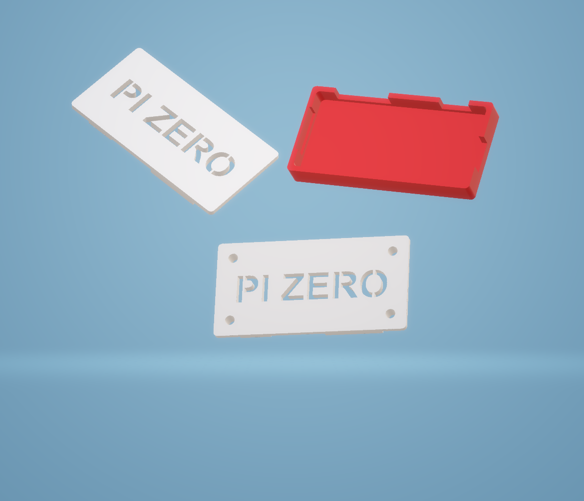 Miniatura 2 do modelo 3D Raspberry Pi Zero Case (Fits W)