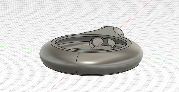TPU slim AirTag keychain
