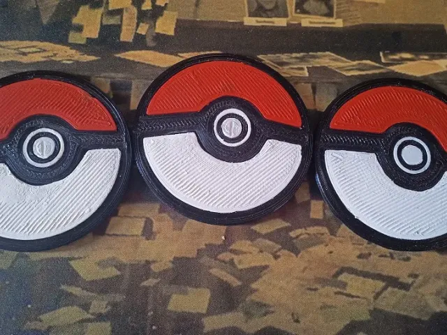 Pokeball coaster