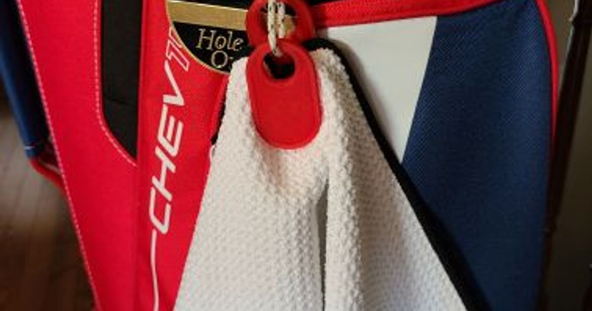 Golf Towel Holder by Wyliebutler Download free STL model