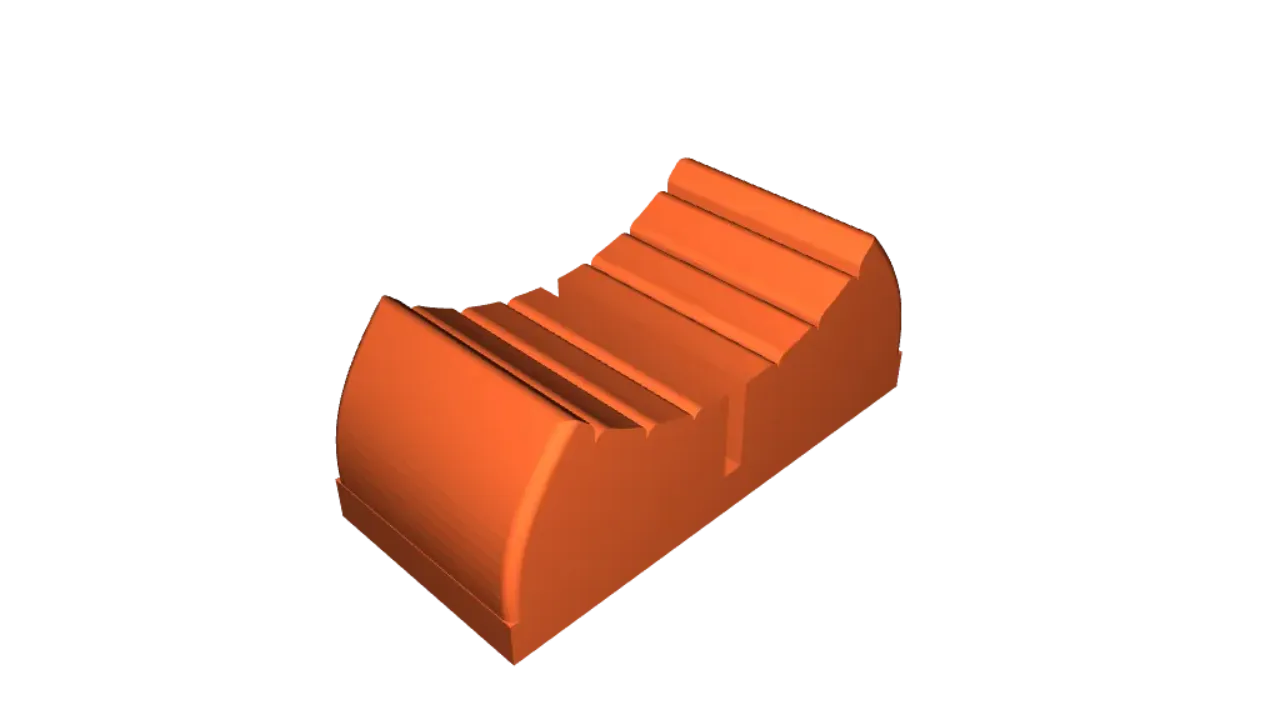 Console Mixer Slider Fader Knob Cap Touch Sensitive Slider | Harfington, Black, Orange