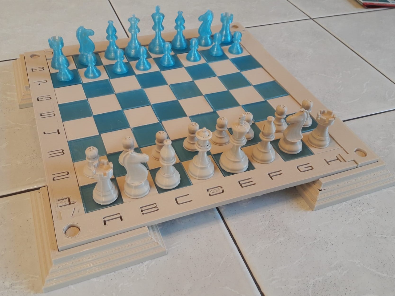 Chess Board detailed