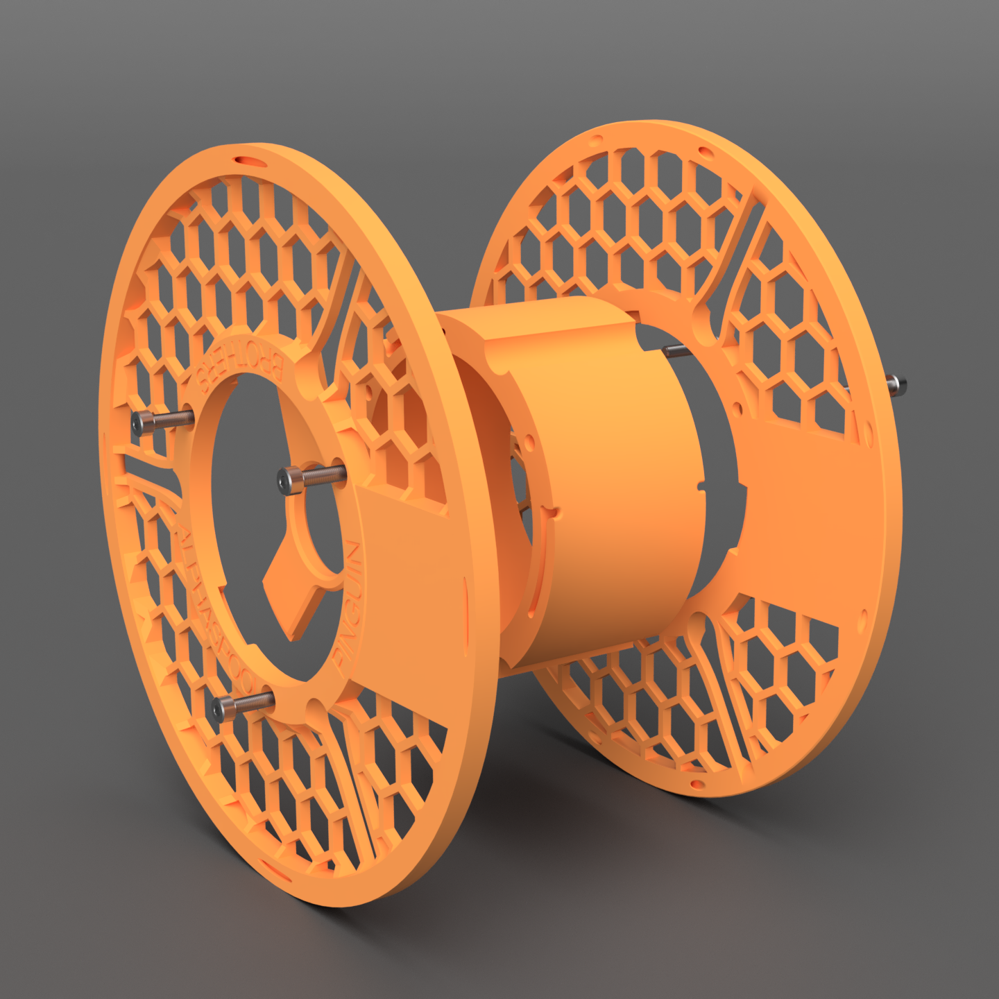 AlphaSpool - Solid 3D Printed Filament Spool