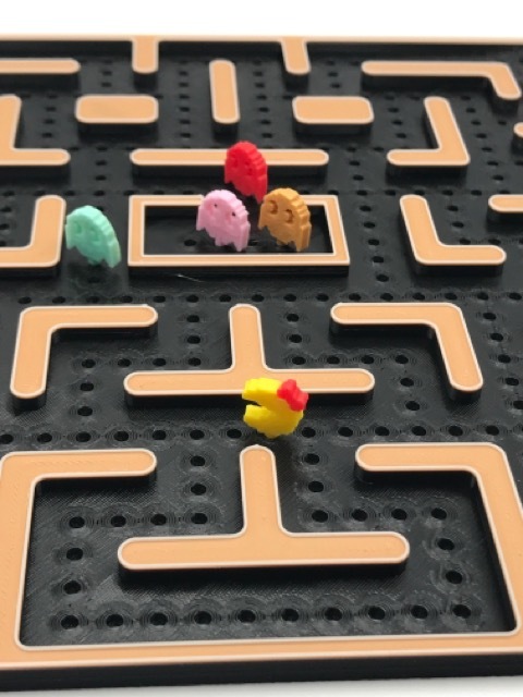 Miniatura 3 do modelo 3D MsPacMan Board game Third level