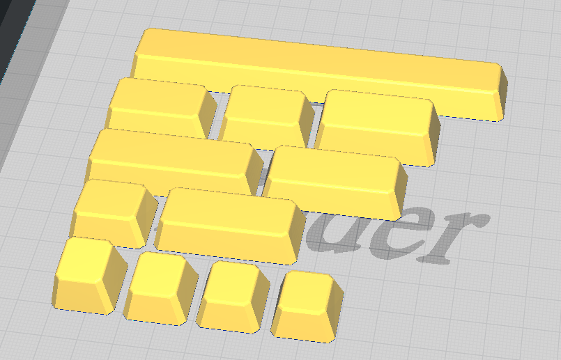 Cherry style keycap set