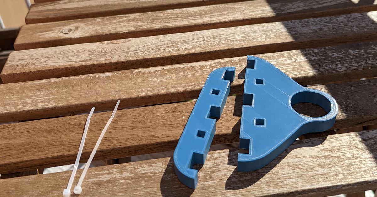 Umbrella holder bracket for IKEA TVETÖ by ptterb Download free STL