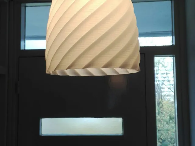 Rotation folded lamp shade