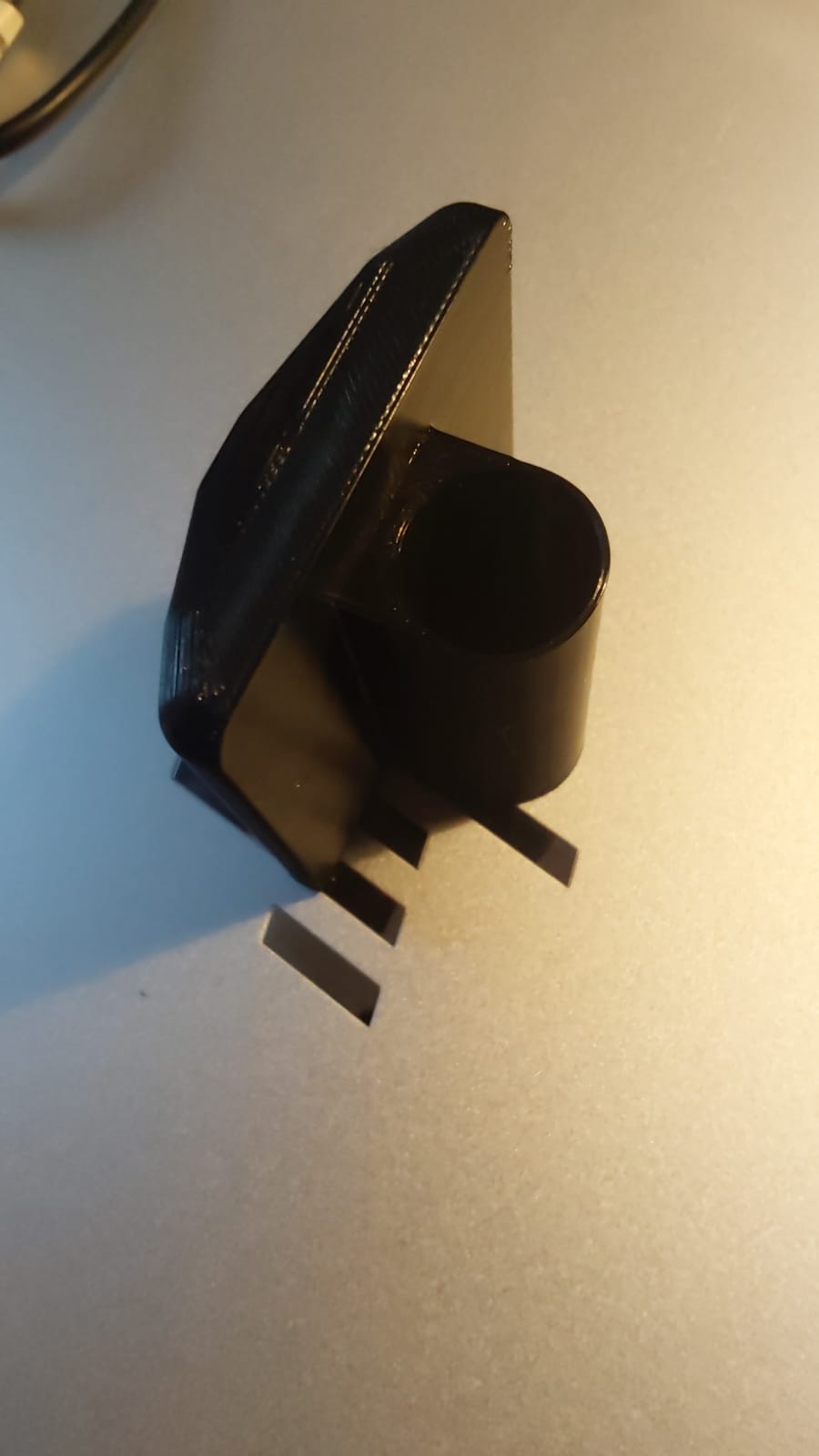 Jugger shield buckler grip for 18mm carbon tube, remix of Jonas K's version