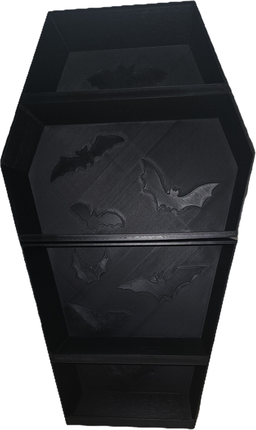 Coffin with Bats