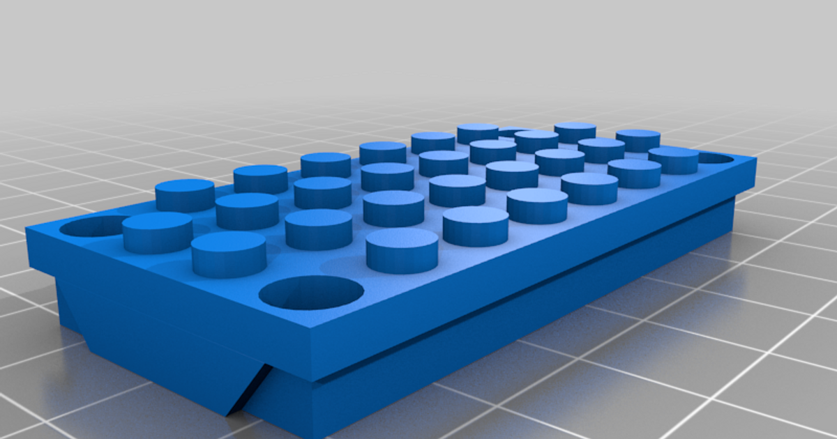 Lego Battery Box v3 366mm remix by ltmirel Download free STL model