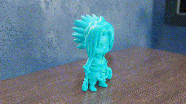 Miniatura 3 do modelo 3D Chibi Saske