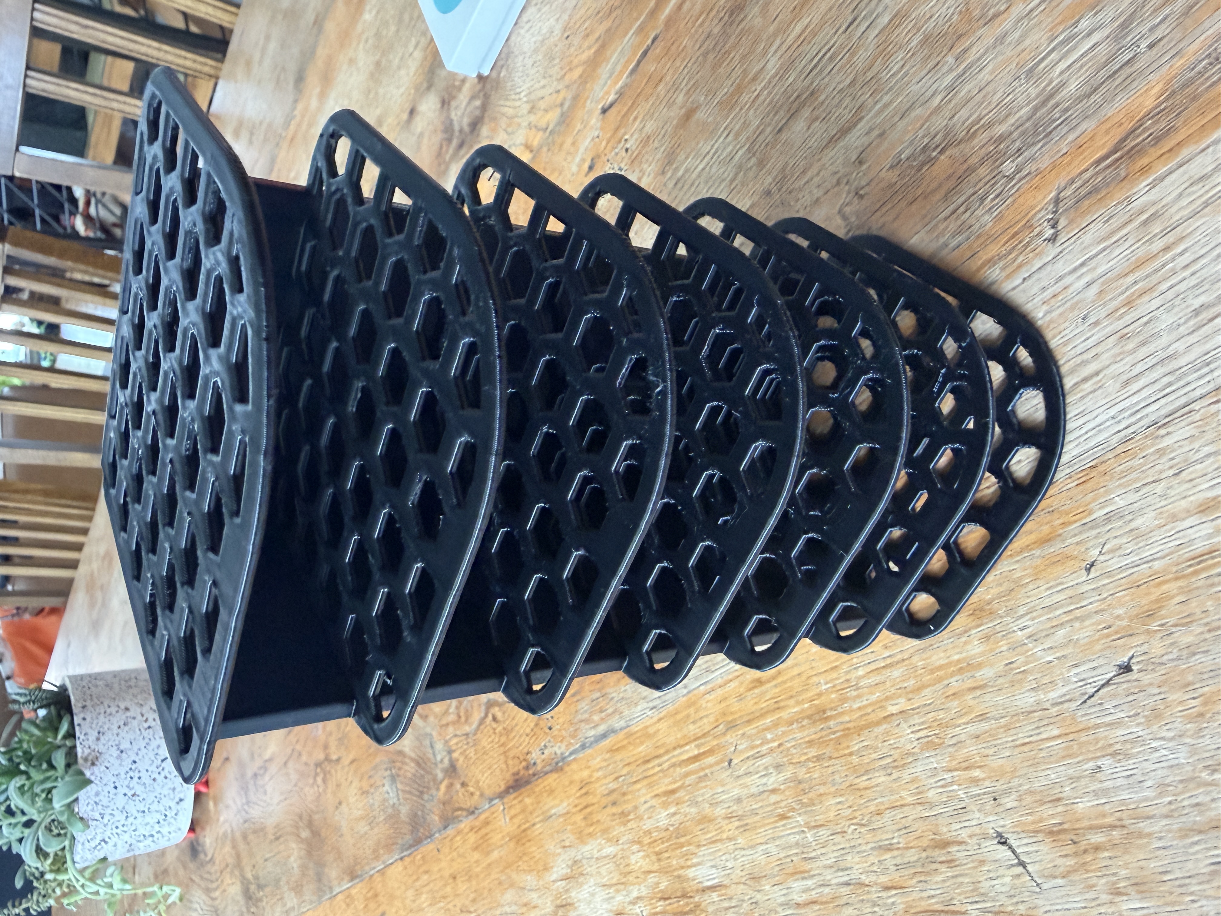 6 Tier Split-Dish Stacking Shelf — Cabinet Corner Organizer