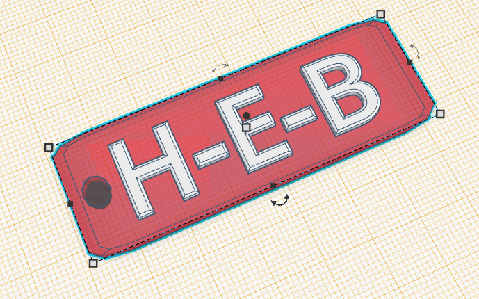 HEB Keychain