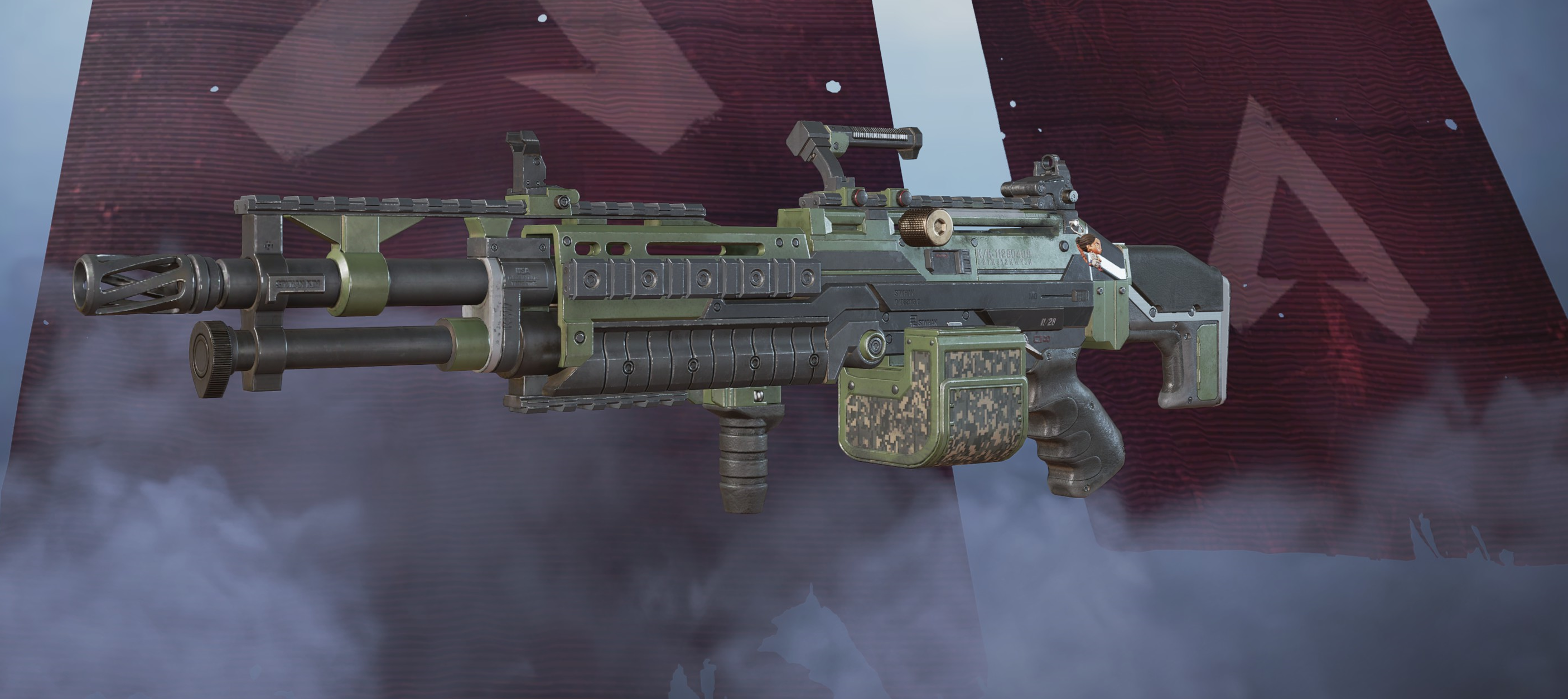 Apex Legends Spitfire Low Poly