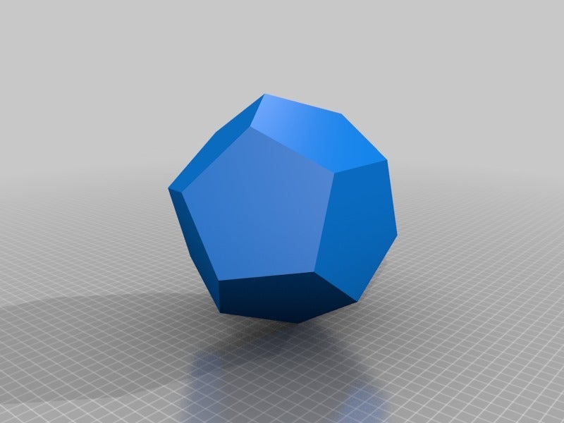 Miniatura 2 do modelo 3D Dodecahedron shell