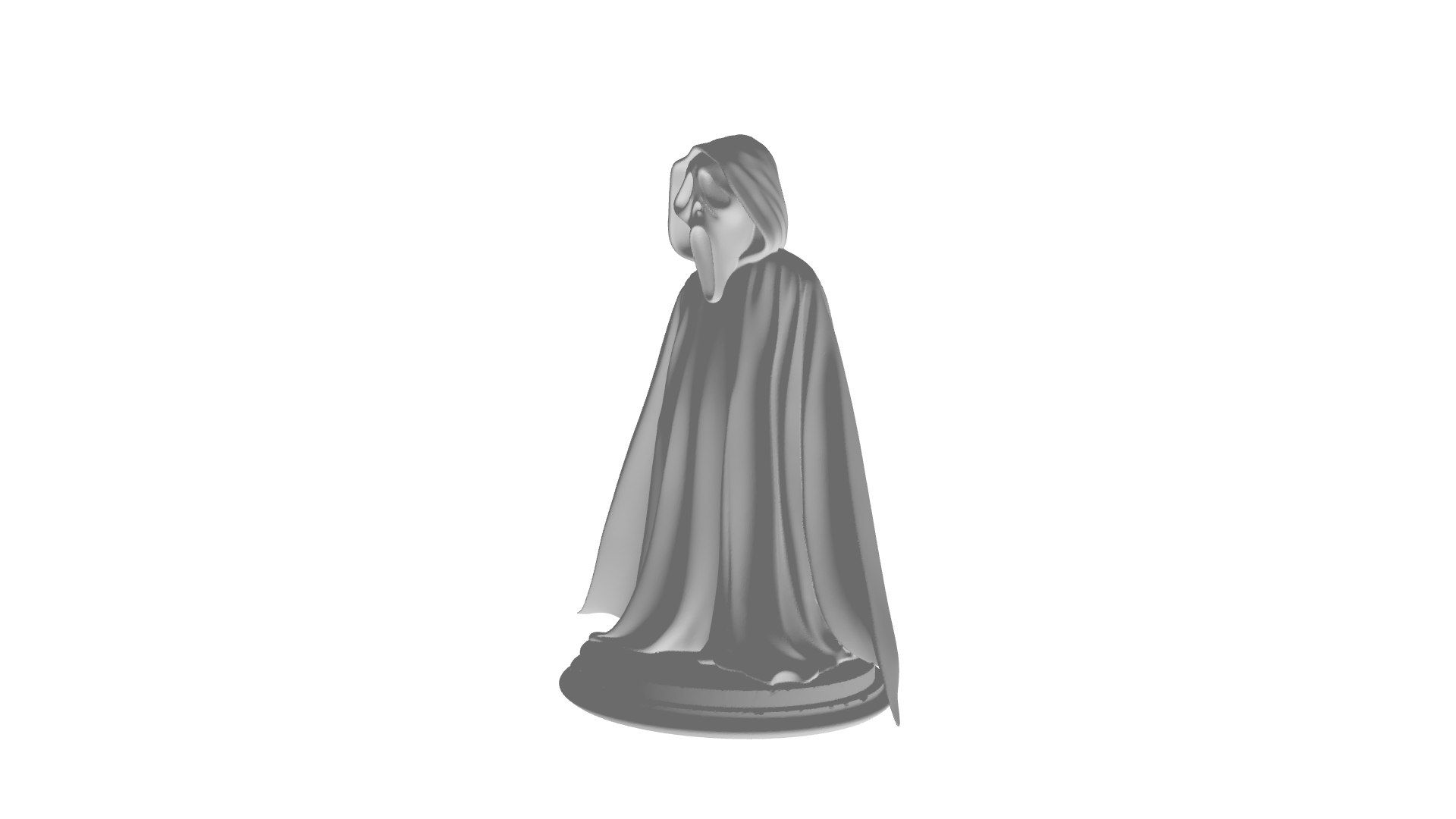 ghostface scream 3D model by Yotamshap