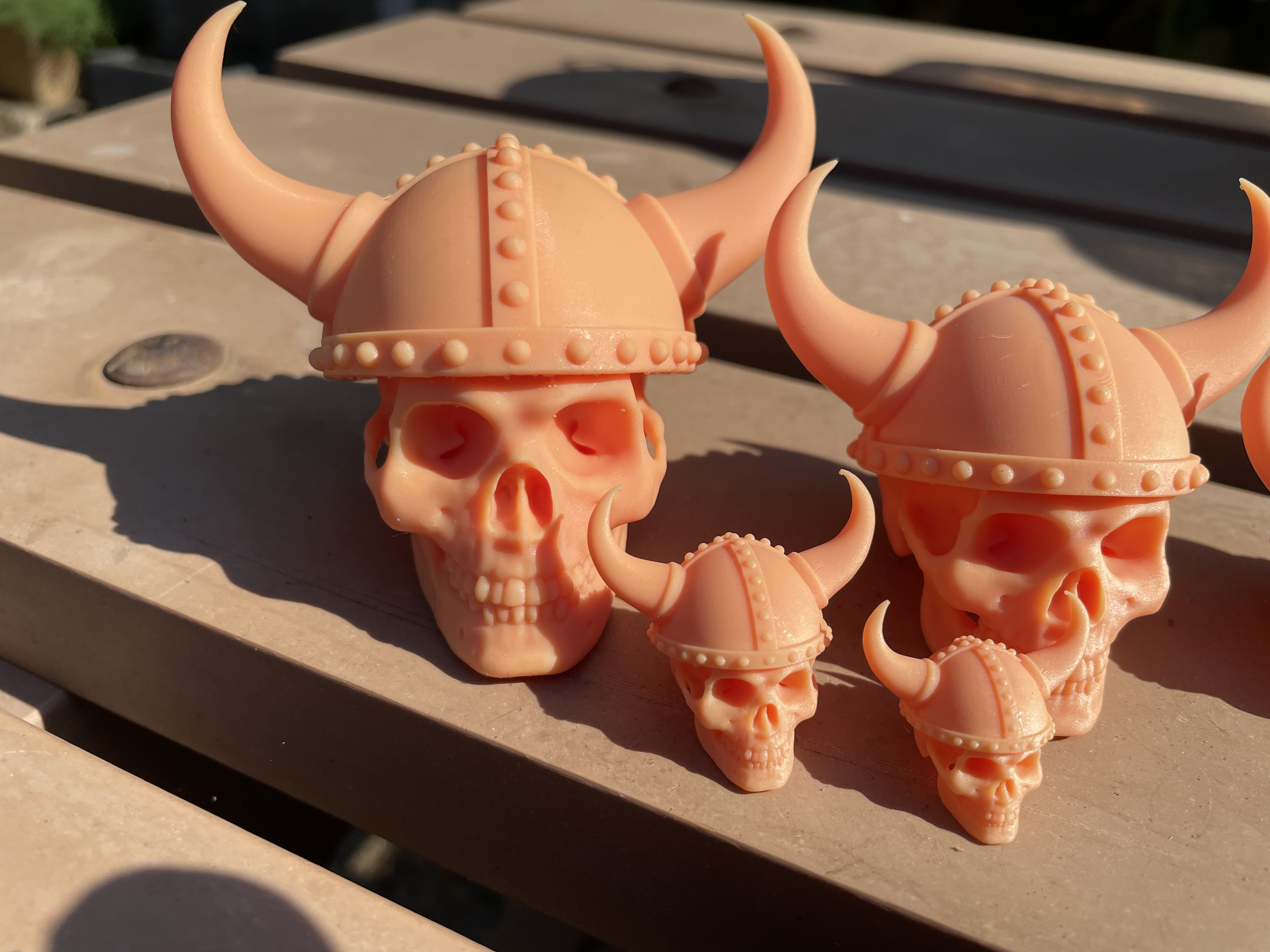 Viking Skull 3D model thumbnail