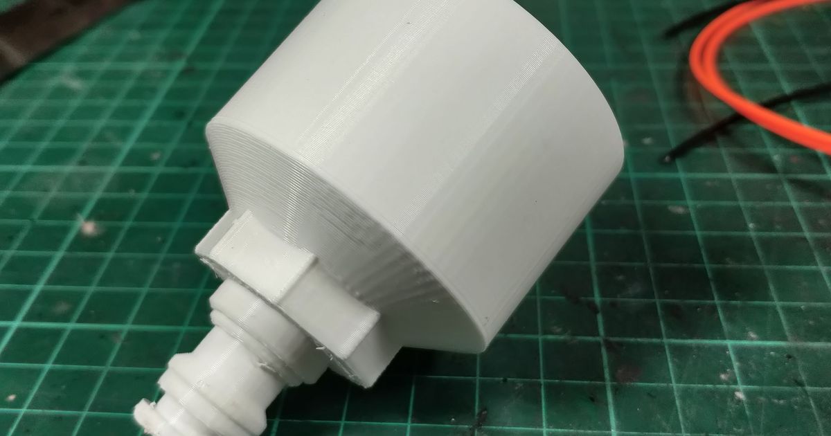 50mm downpipe to quick hose connector adaptor by robstinylife Download free STL model