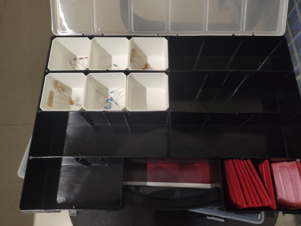 Small Component Storage Box Compartment
