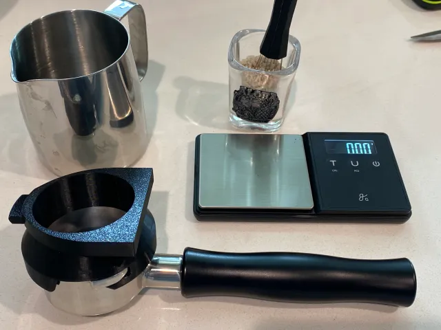 Improved Dosing Funnel fits 54mm Breville/Sage Portafilter