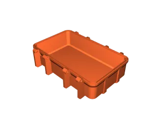 Rugged Box (Parametric) by Whity, Download free STL model