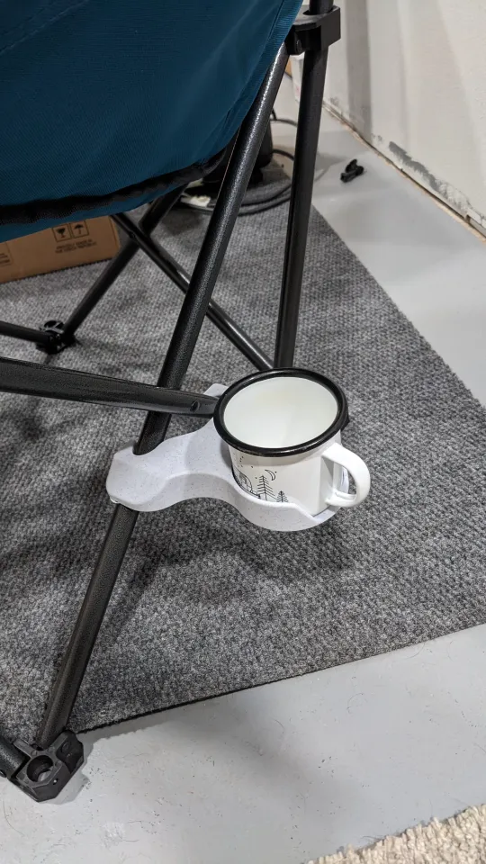 Camp Chair Cup Holder! by makewithjake Download free STL model