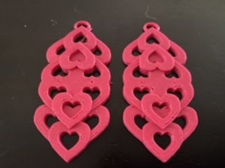 Heart Pattern Earrings