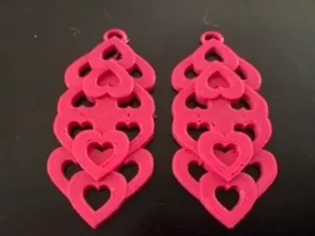 Heart Pattern Earrings