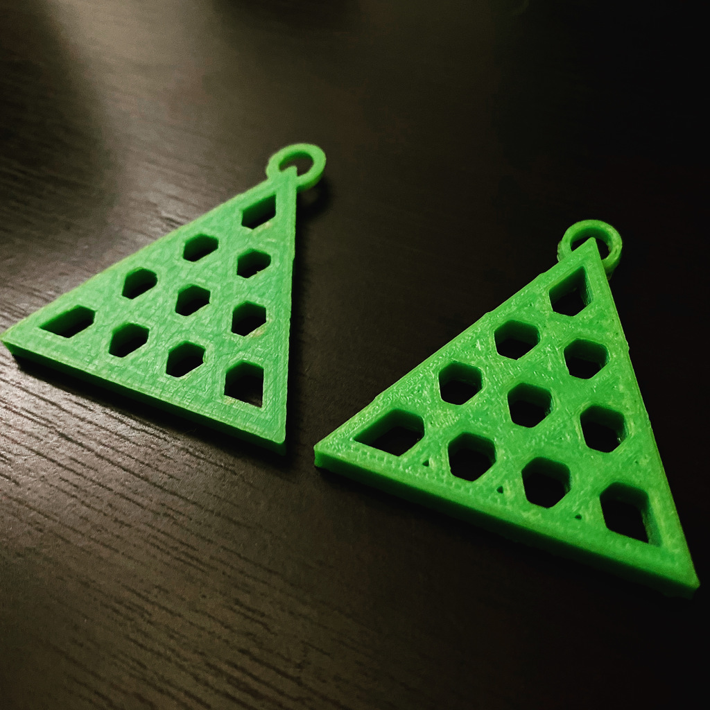 Roof Triangle Earrings