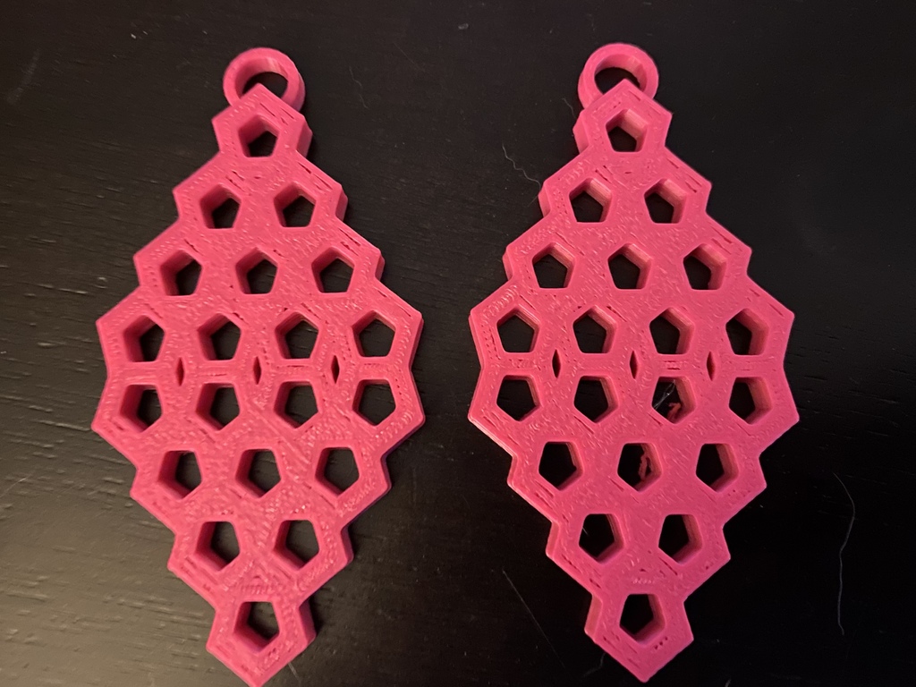 Polygon Hole Earrings
