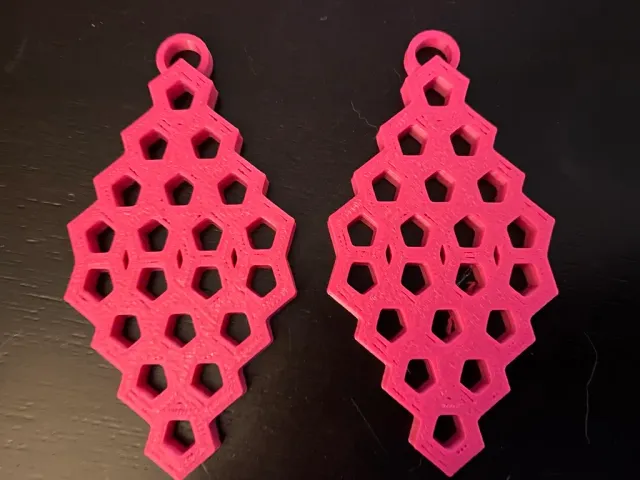 Polygon Hole Earrings