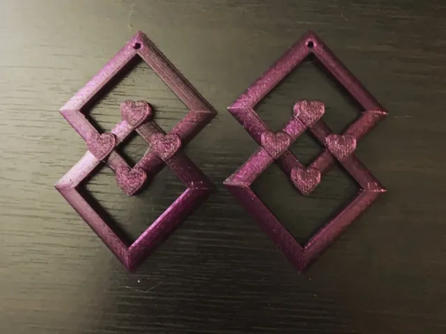 Fusion Square Earrings