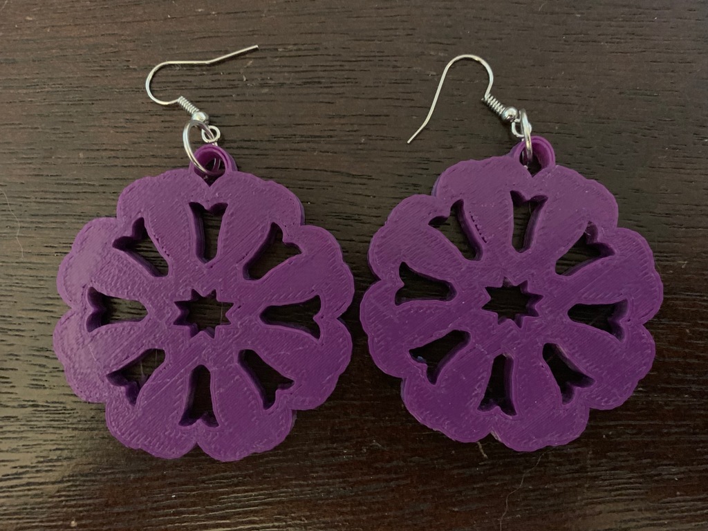 Heart Pattern Earrings