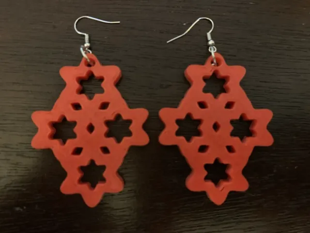 Flower Patterned Earrings