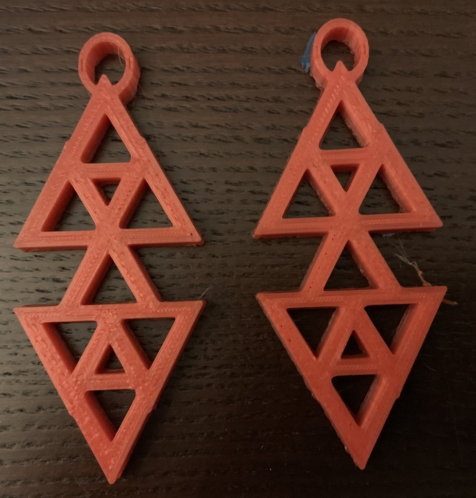Roof Triangle Earrings