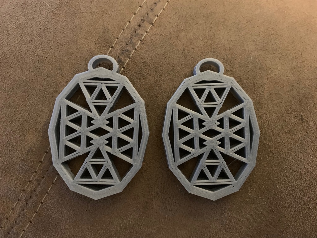 Triangle Pattern Earrings