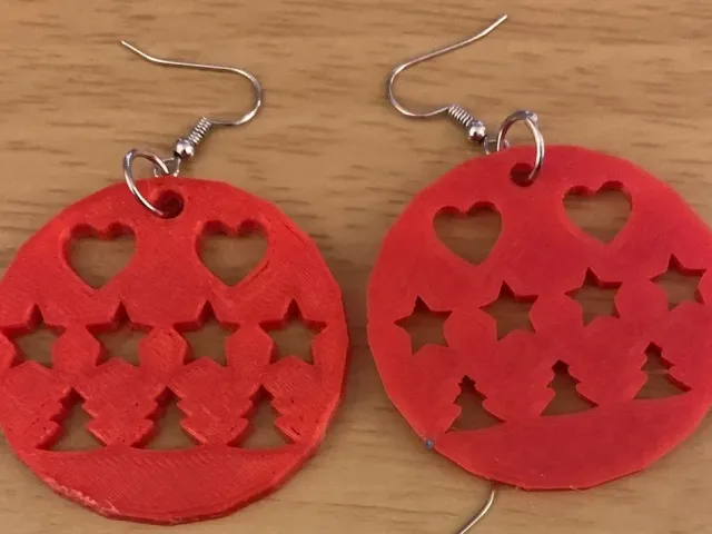 Christmas Ornament Earrings