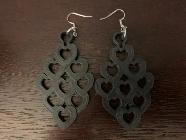 Hearts Around Earrings